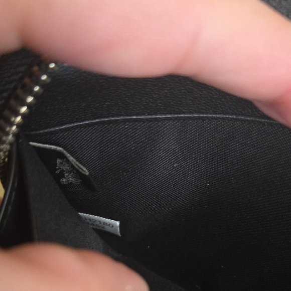 Coach Black and Gray Signature Wallet - Picture 4 of 8